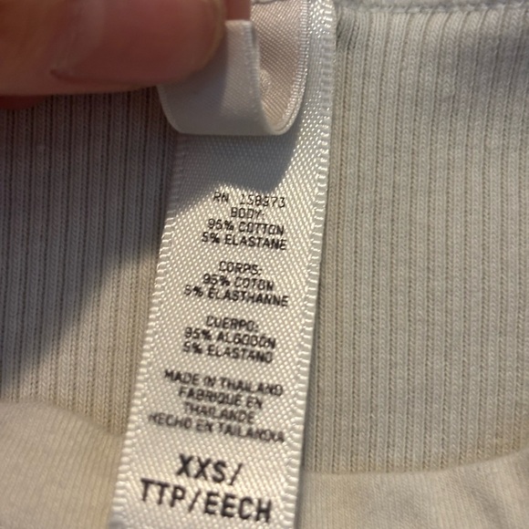 SKIMS Cream Ribbed Tank Bodycon Dress - Picture 4 of 4